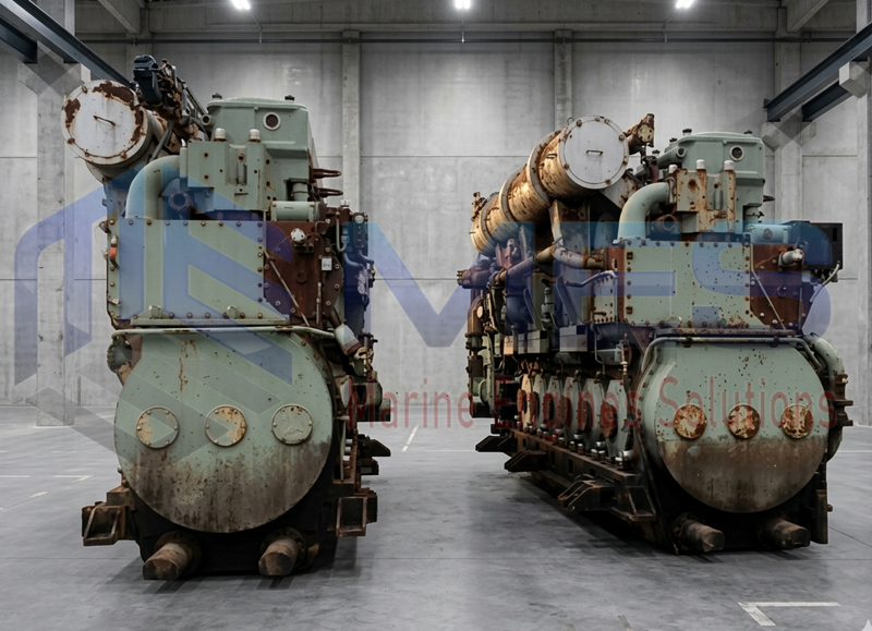 SULZER 6ZL40/48 8ZL40/48 ENGINE COMPLETE